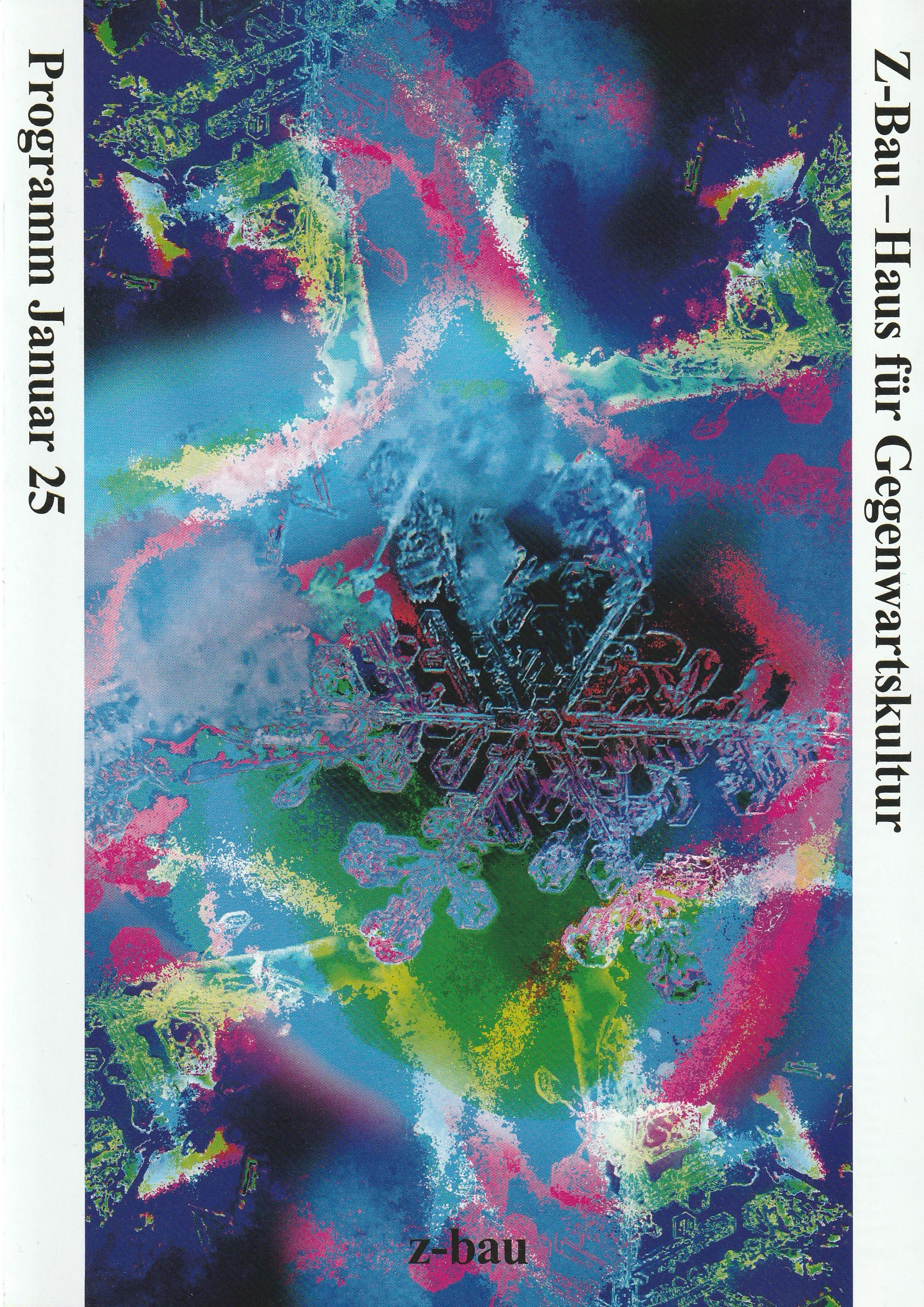 Z-Bau Programm Januar 25 poster