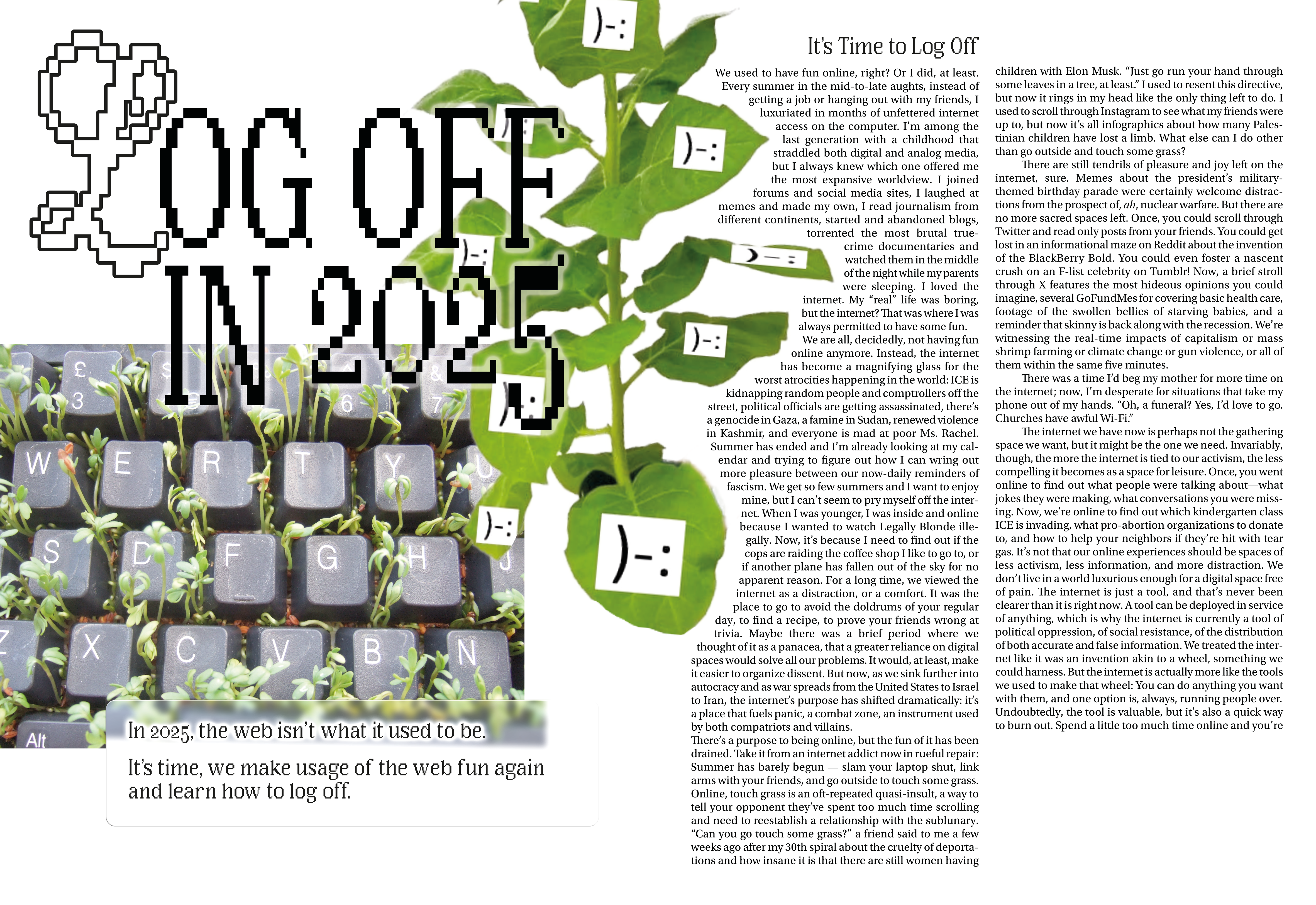 Log off in 2025 spread